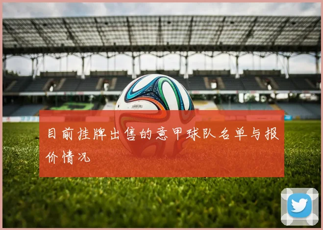 目前挂牌出售的意甲球队名单与报价情况